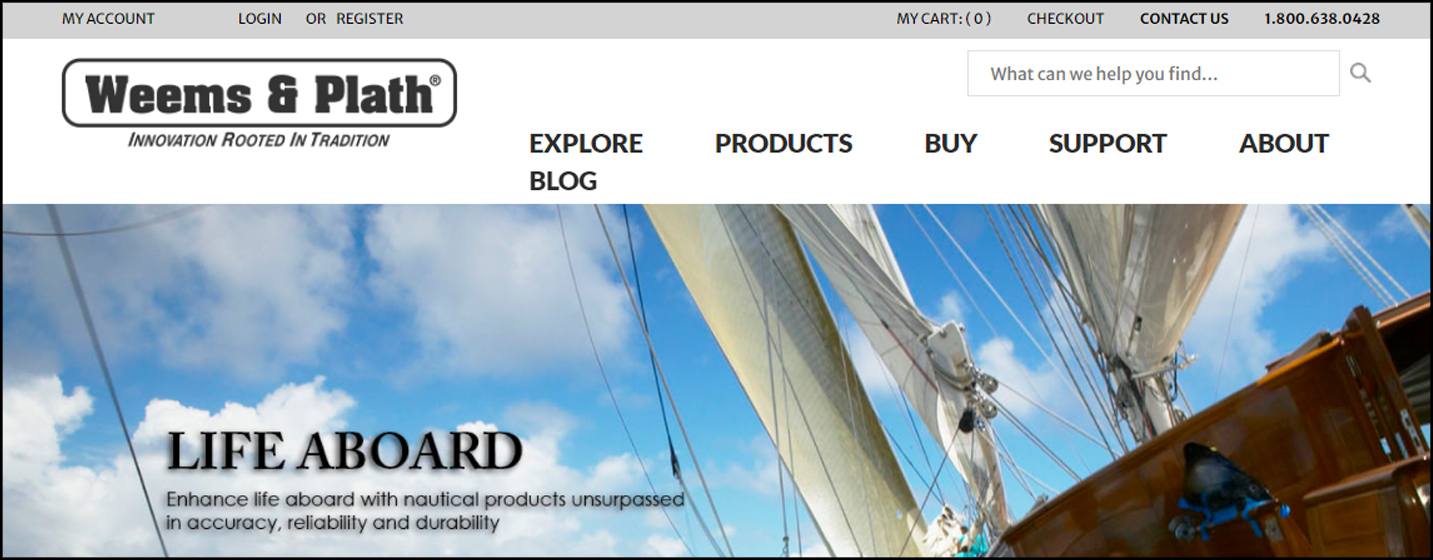 Weems & Plath Website